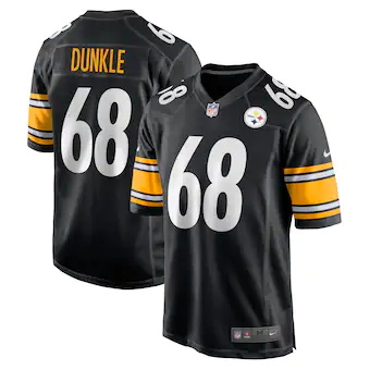 mens nike william dunkle black pittsburgh steelers game pla